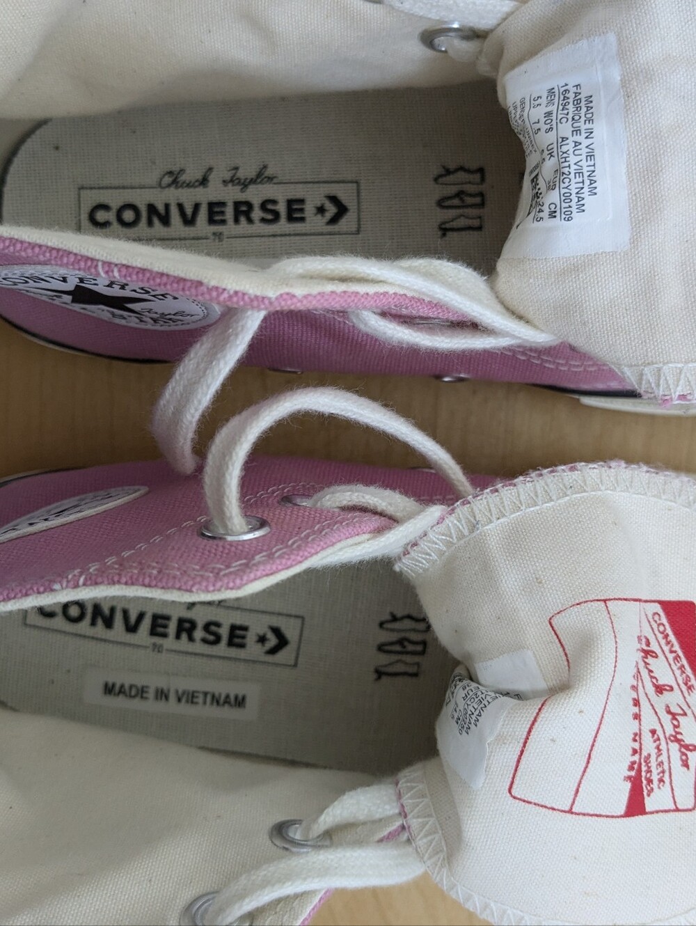 Pink High Top Converse - Picture 7 of 7